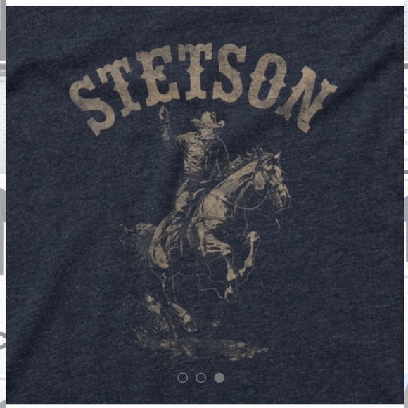 BRAND NEW Stetson Graphic Tee in Large - Picture 3 of 6